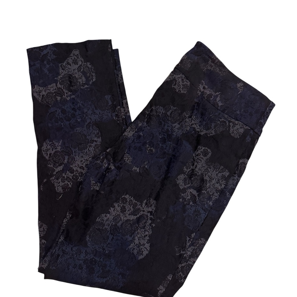 LISETTE Black and Blue Patterned Garment